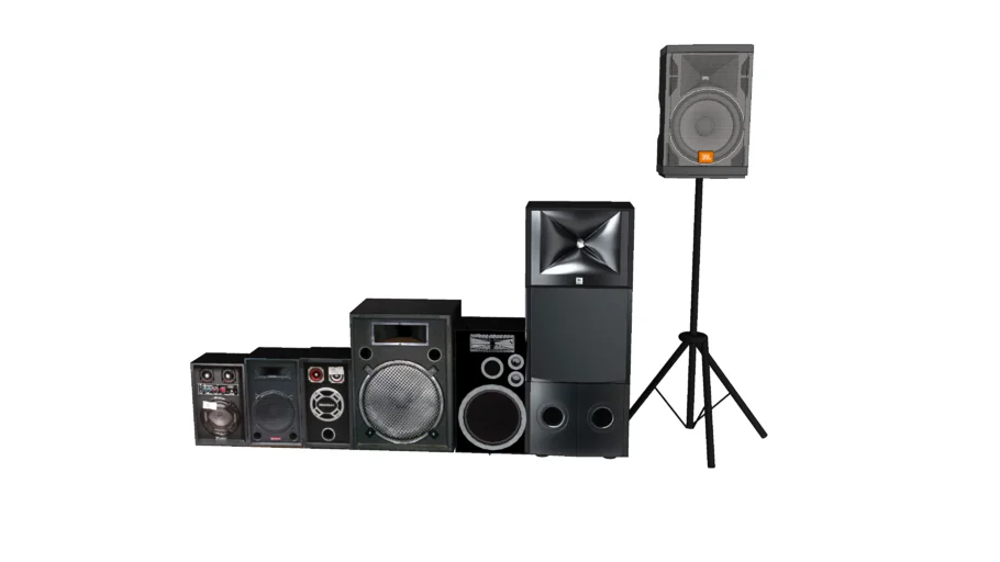 多规格音响组合SU模型 SU模型免费下载_sketchup模型