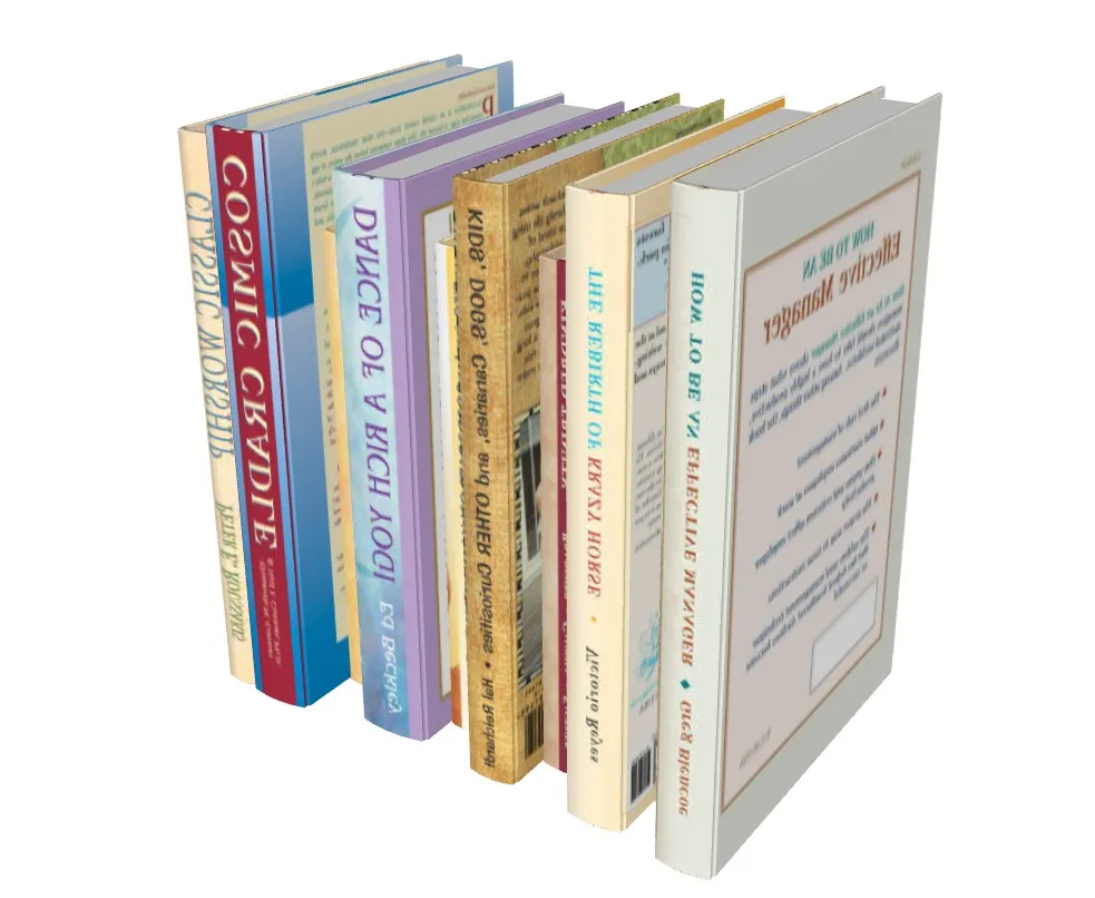 多册堆叠书籍组合SU模型 SU模型免费下载_sketchup模型