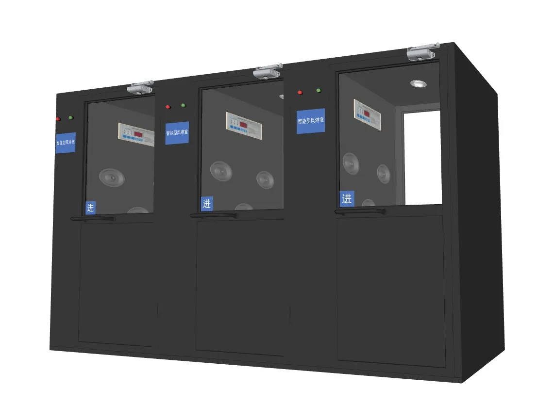 智能风淋室组合SU模型 SU模型免费下载_sketchup模型