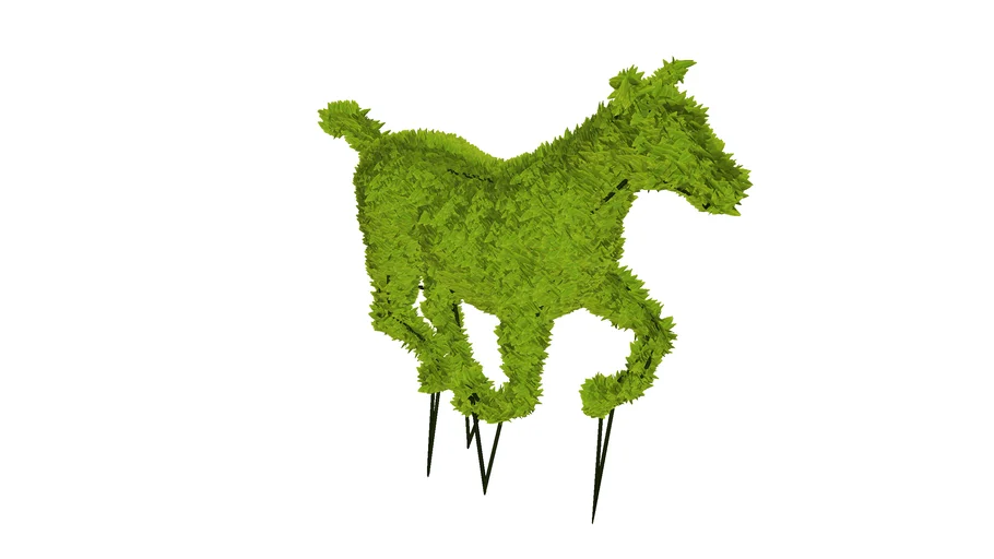 绿雕马景观SU模型 SU模型免费下载_sketchup模型