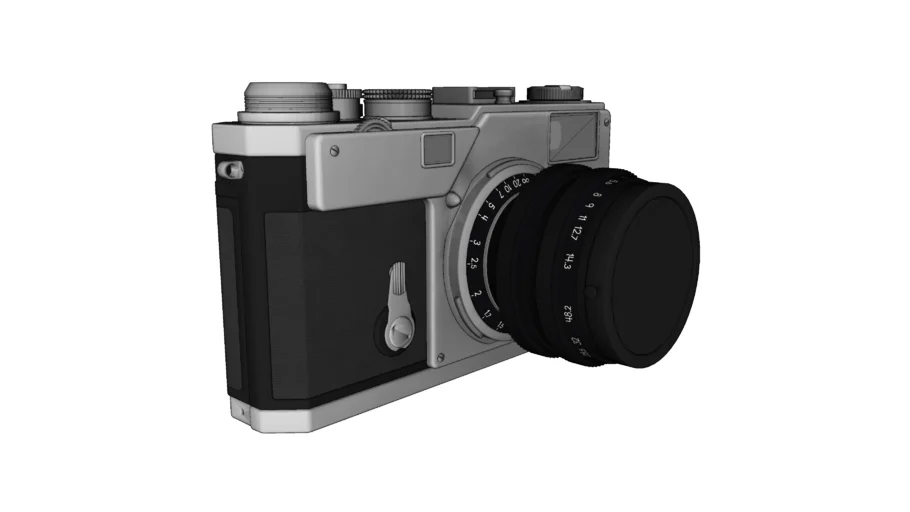 复古照相机SU模型 SU模型免费下载_sketchup模型