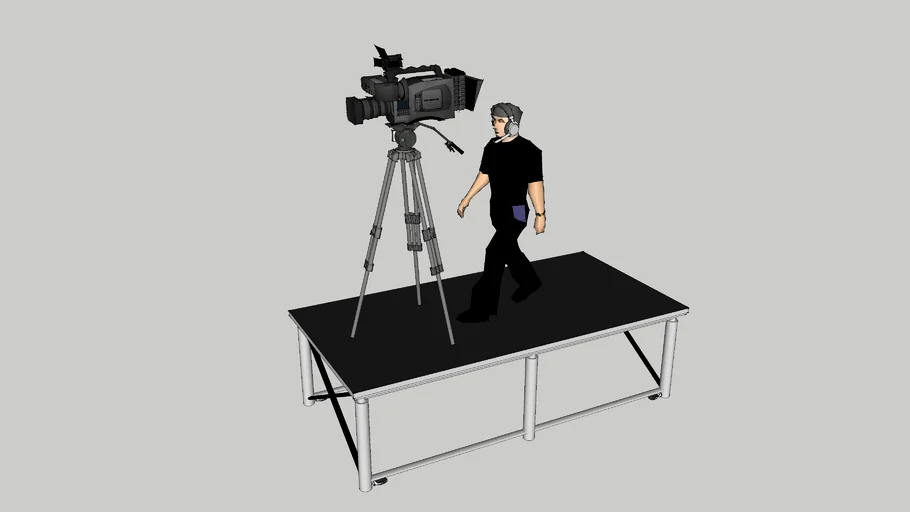 专业摄像机SU模型 SU模型免费下载_sketchup模型