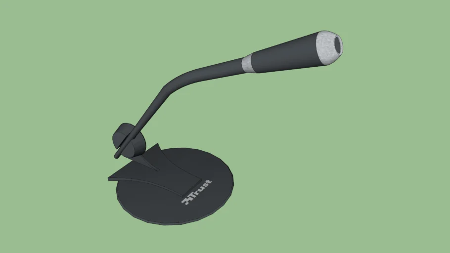 会议鹅颈麦克风SU模型 SU模型免费下载_sketchup模型