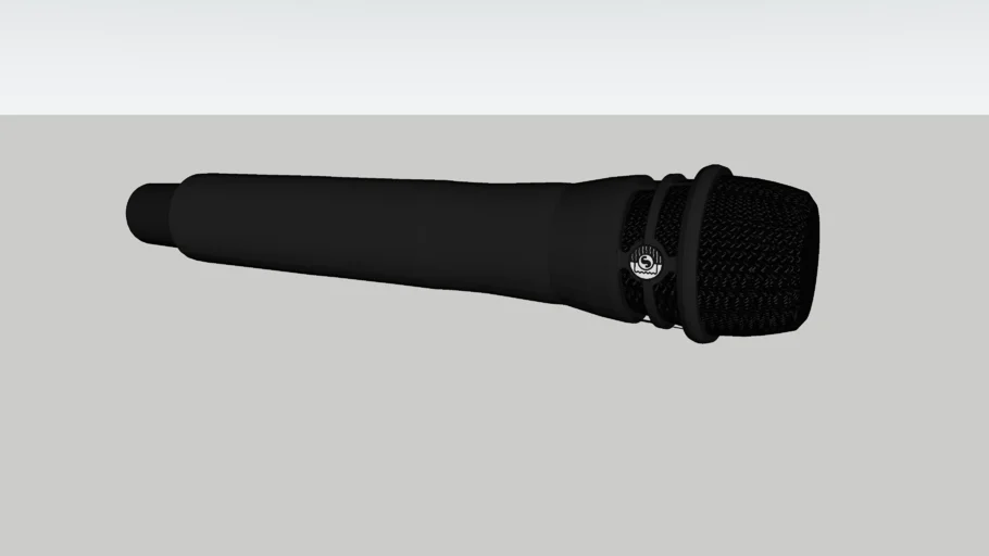 手持麦克风话筒SU模型 SU模型免费下载_sketchup模型
