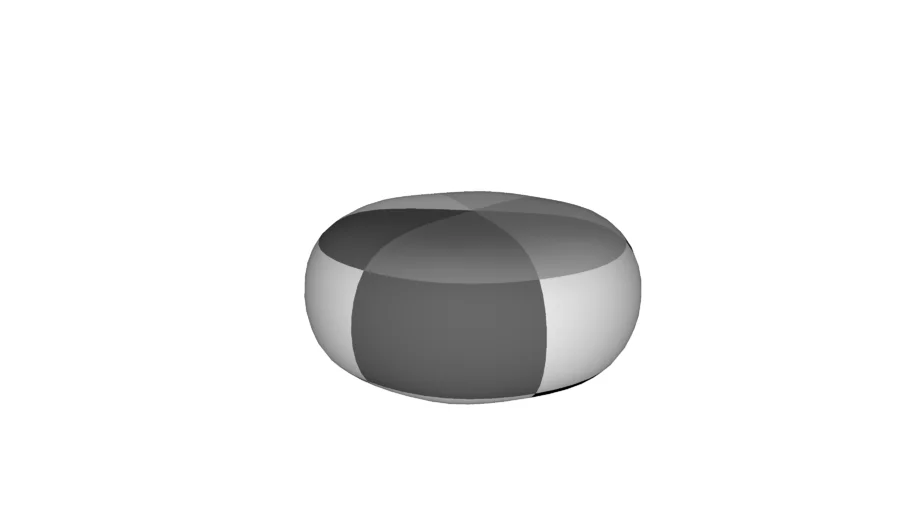 拼色圆形坐墩SU模型 SU模型免费下载_sketchup模型