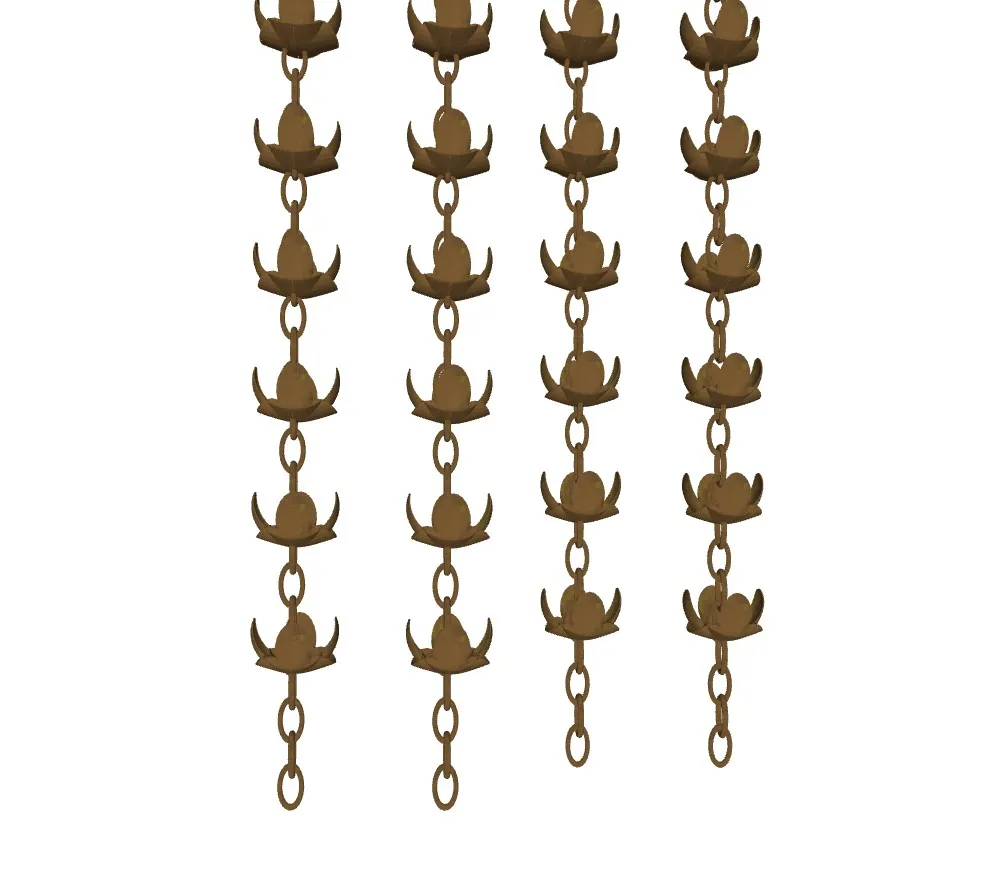 日式雨链SU模型 SU模型免费下载_sketchup模型