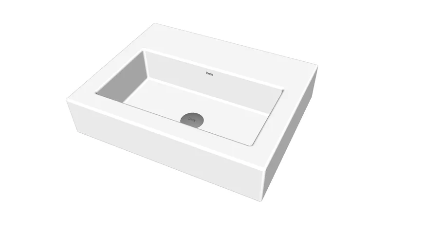 陶瓷方盆台上盆SU模型 SU模型免费下载_sketchup模型