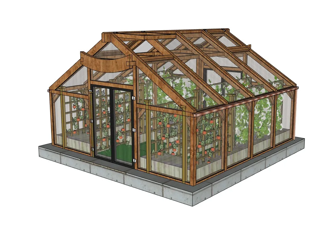 蔬菜研学教室基地SU模型 SU模型免费下载_sketchup模型