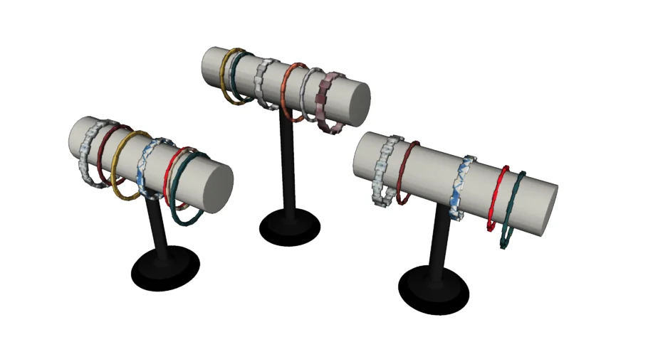 手链饰品展示架SU模型 SU模型免费下载_sketchup模型