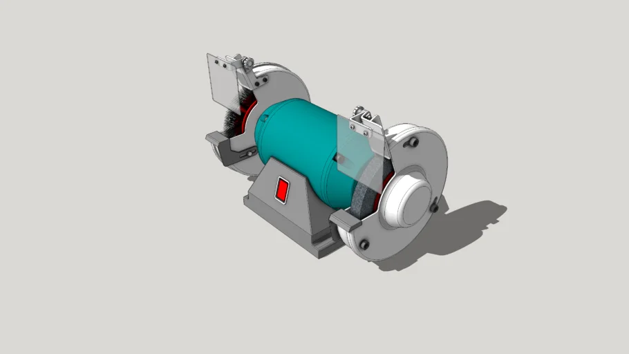 台式砂轮机设备SU模型 SU模型免费下载_sketchup模型