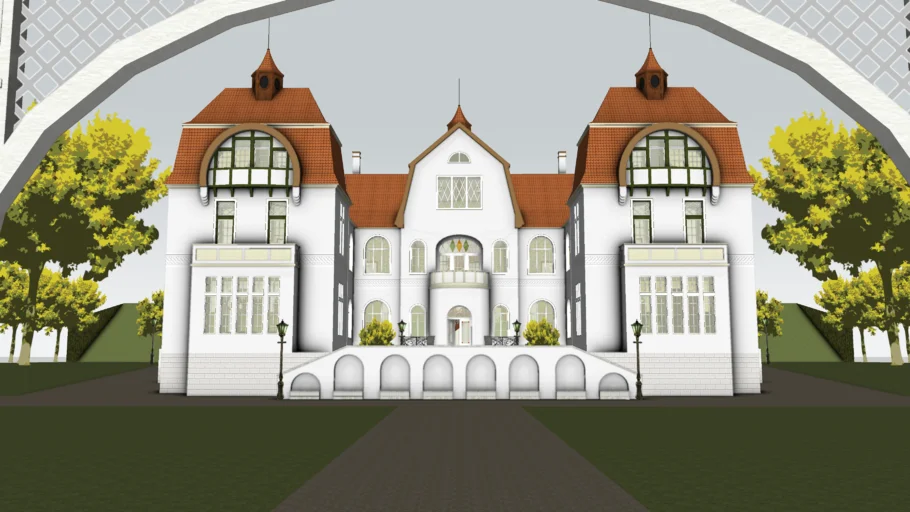 新艺术风格酒店SU模型 SU模型免费下载_sketchup模型