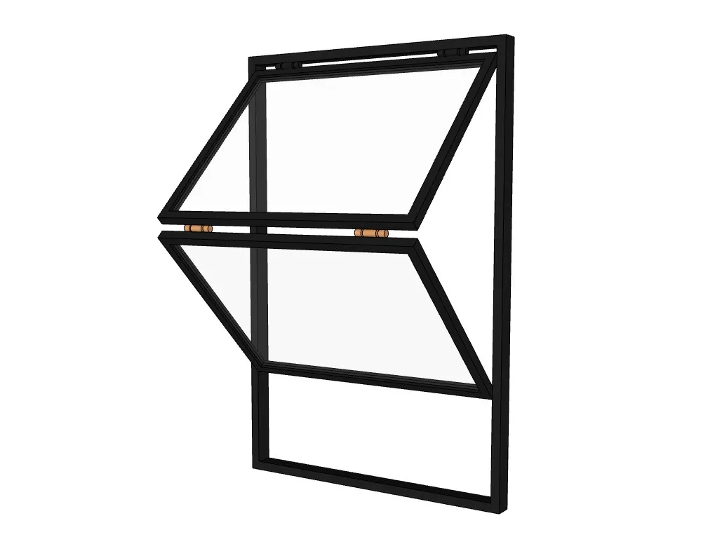 店铺折叠窗户SU模型 SU模型免费下载_sketchup模型