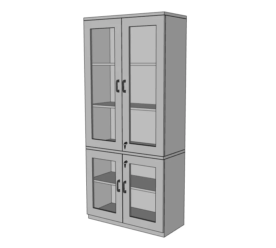 文件柜铁皮柜铁柜SU模型 SU模型免费下载_sketchup模型