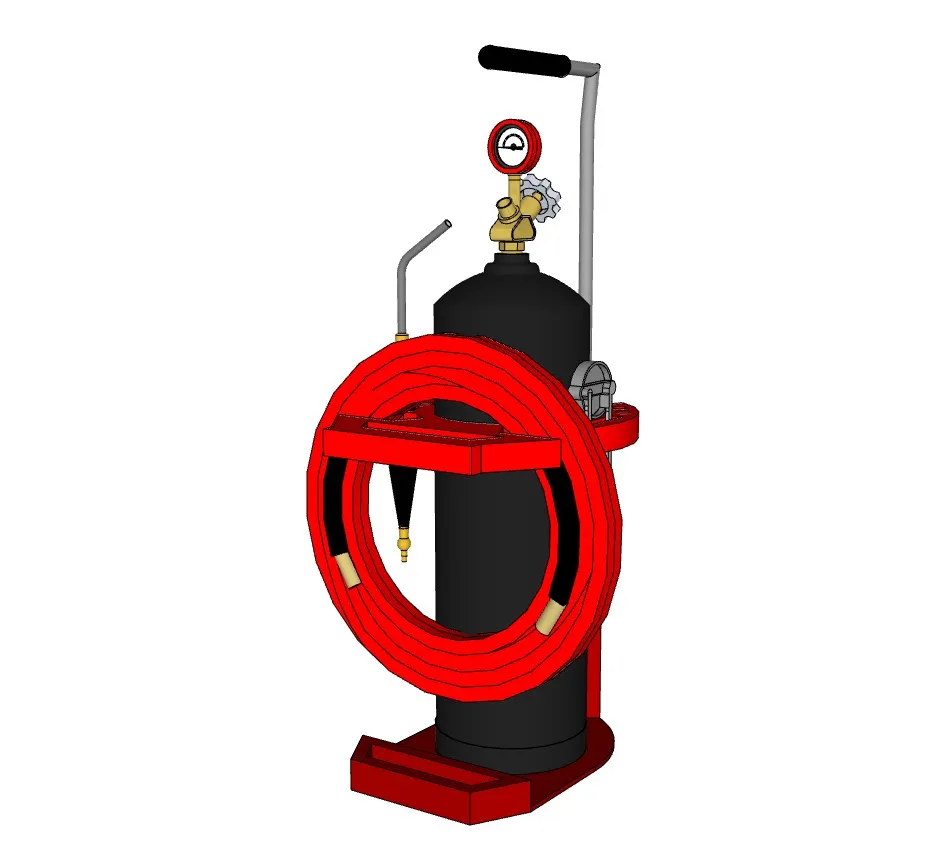 移动式钎焊设备SU模型 SU模型免费下载_sketchup模型