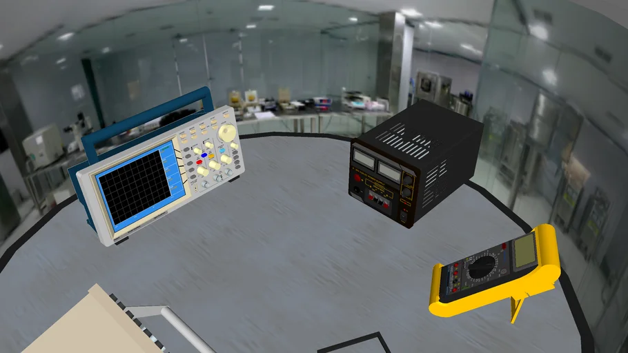 实验室电子测量测试设备SU模型 SU模型免费下载_sketchup模型