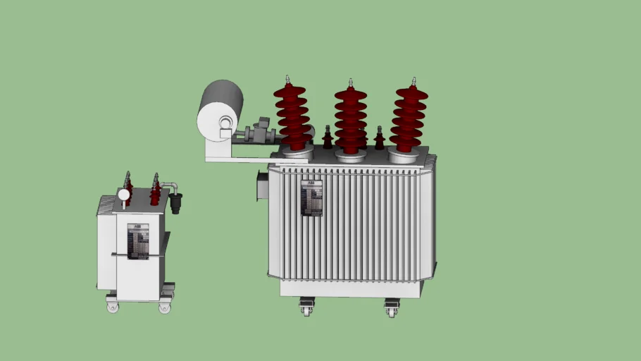 变电器变压器SU模型 SU模型免费下载_sketchup模型