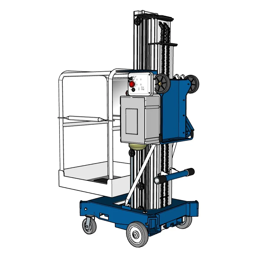 单桅升降提升机SU模型 SU模型免费下载_sketchup模型