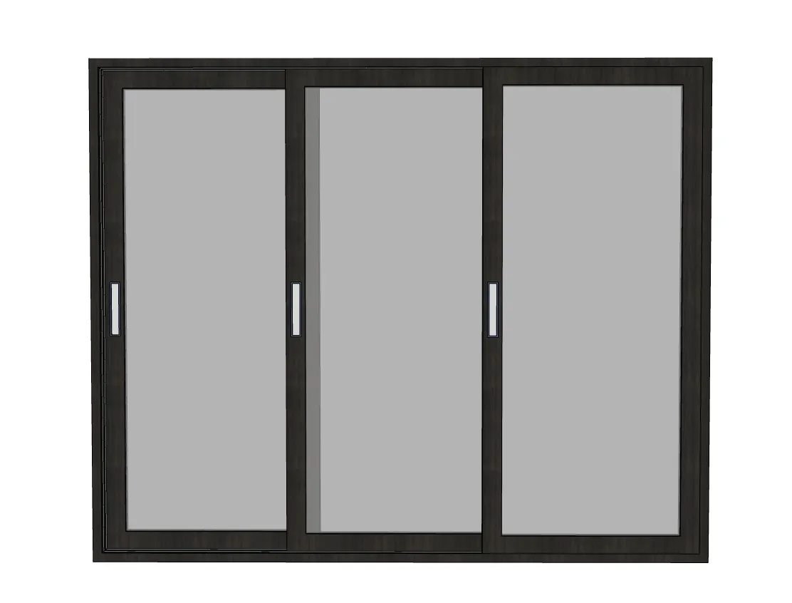 阳台门玻璃窗su模型 SU模型免费下载_sketchup模型