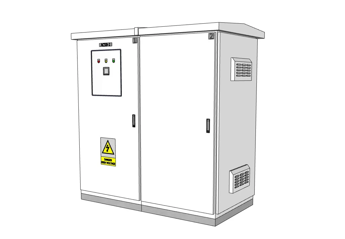 电力设备变压器（箱变）SU模型 SU模型免费下载_sketchup模型