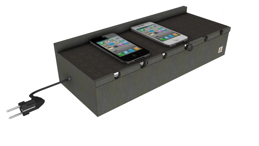 多设备桌面充电座SU模型 SU模型免费下载_sketchup模型