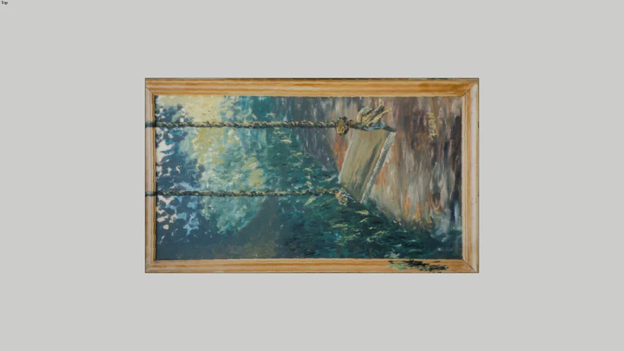 装饰风格挂画SU模型 SU模型免费下载_sketchup模型