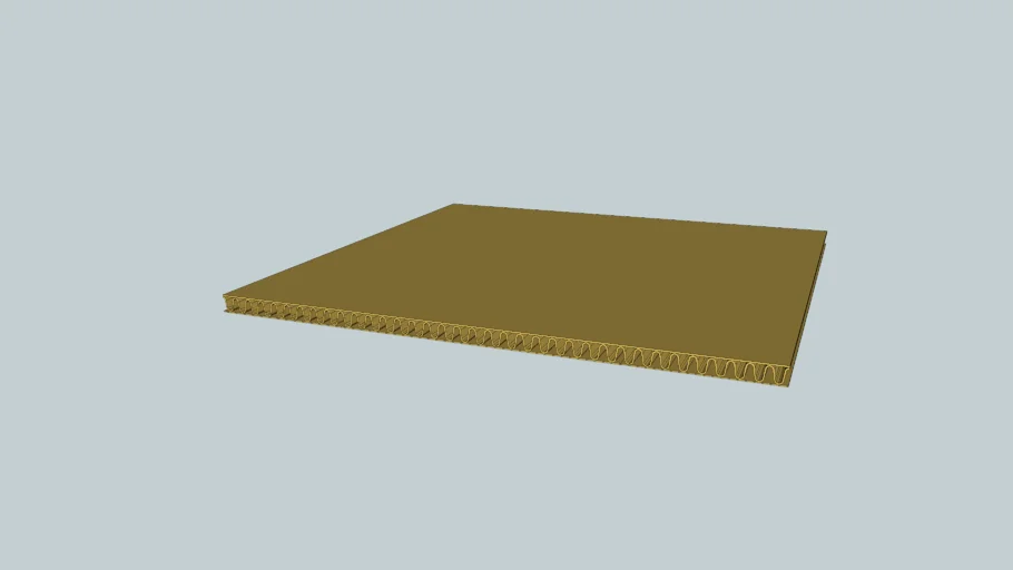 瓦楞纸板结构SU模型 SU模型免费下载_sketchup模型