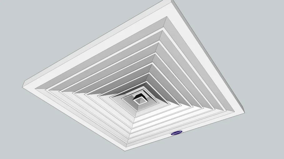 集成吊顶排气扇SU模型 SU模型免费下载_sketchup模型