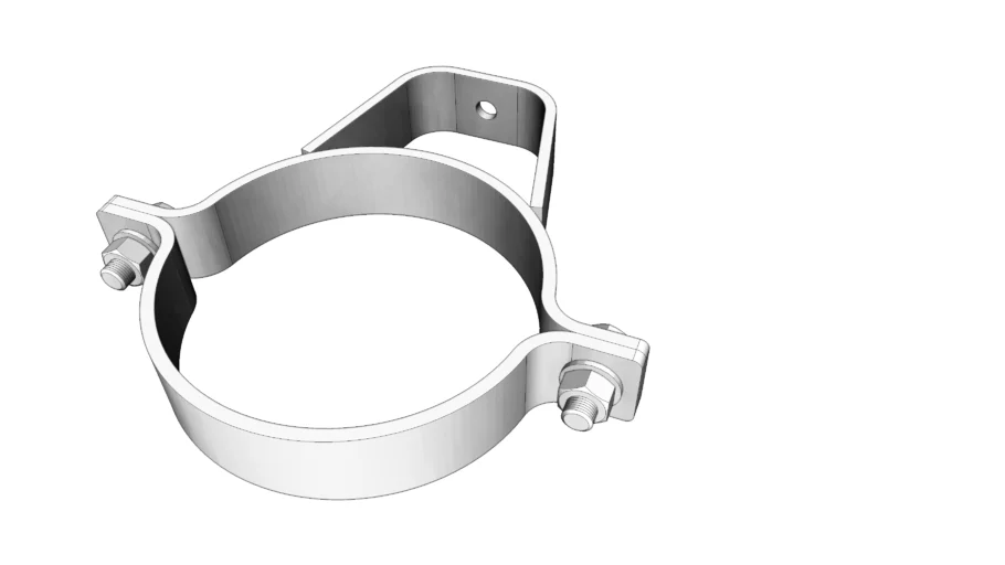 管夹固定支架SU模型 SU模型免费下载_sketchup模型