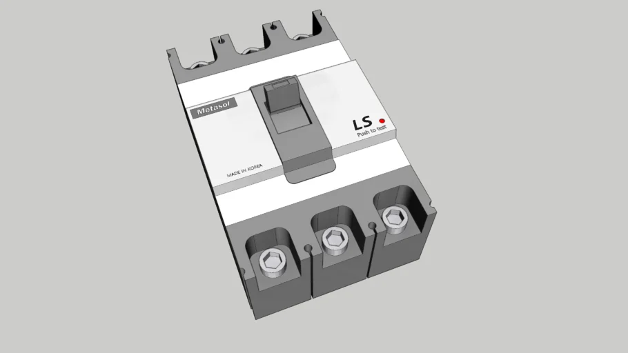 工业塑壳断路器SU模型 SU模型免费下载_sketchup模型