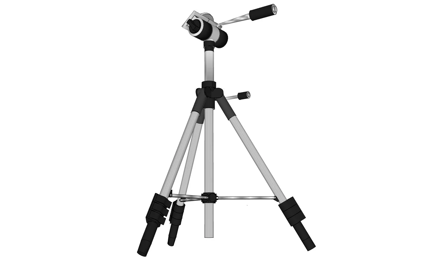 现代相机三脚架SU模型 SU模型免费下载_sketchup模型