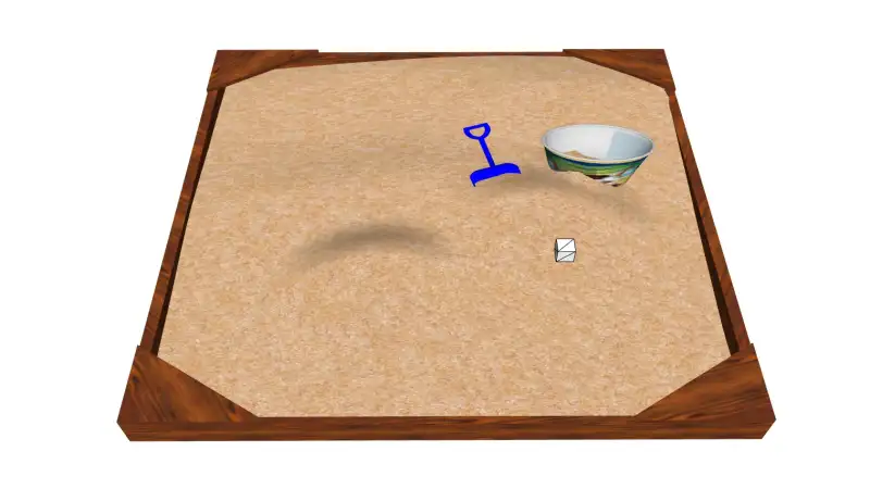 儿童沙池玩具（沙堆）SU模型 SU模型免费下载_sketchup模型