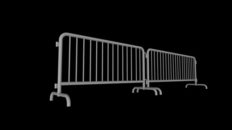 可拼接铁马护栏SU模型 SU模型免费下载_sketchup模型