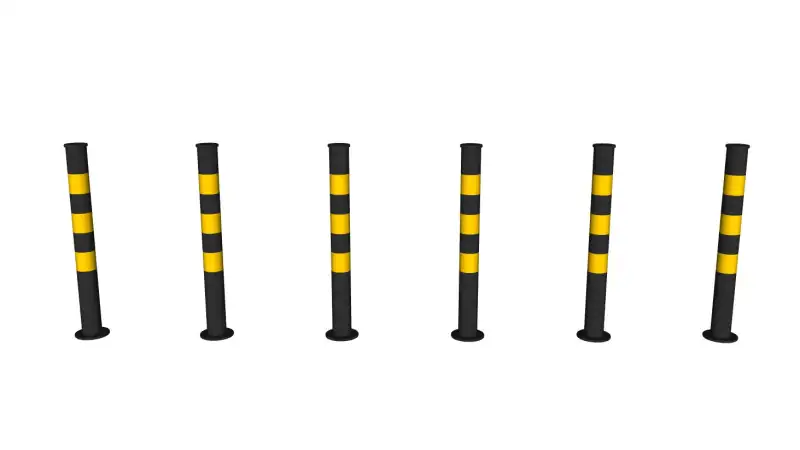 道路警示反光柱SU模型 SU模型免费下载_sketchup模型