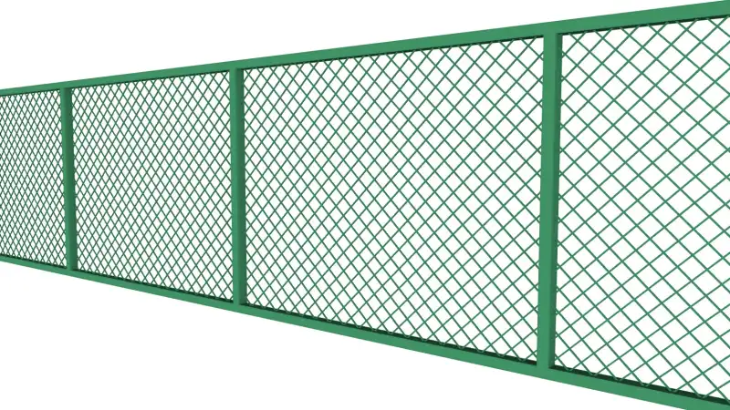 桥梁防抛网设施SU模型 SU模型免费下载_sketchup模型