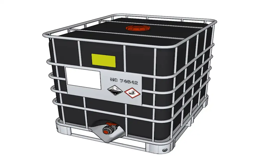 化工吨桶IBC集装桶su模型 SU模型免费下载_sketchup模型