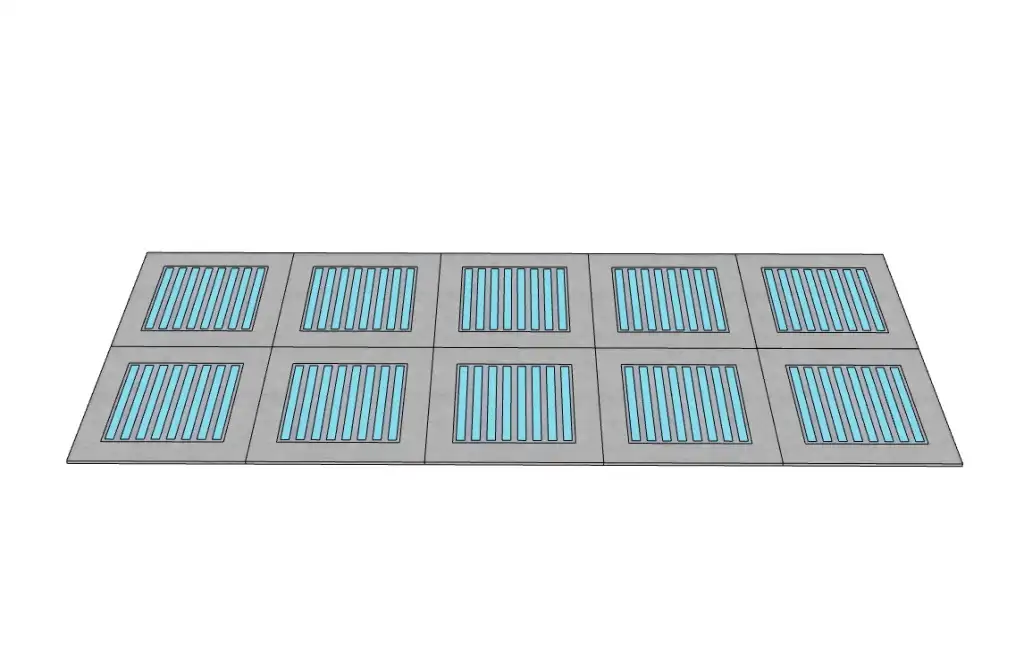 格栅排水盖板SU模型 SU模型免费下载_sketchup模型
