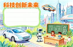 AI科技创新未来小报手抄报