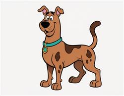 简笔画:史酷比Scooby-Doo