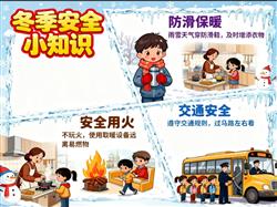 手抄报:冬季安全小知识