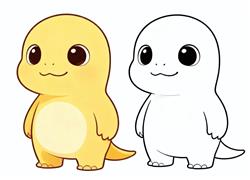 简笔画:奶龙图片