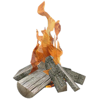 燃烧的篝火3D草图模型图 SketchUp模型截图 3D设计素材预览