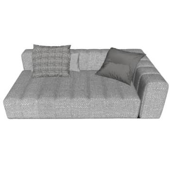 布艺沙发家具SU模型 SU模型下载