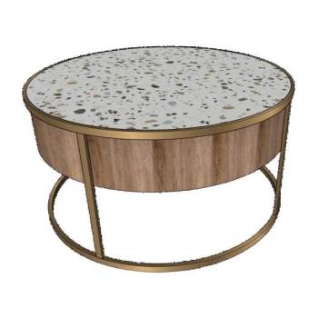 圆形茶几家具SU模型 SU模型下载