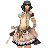 游戏女人站姿人物3D草图模型