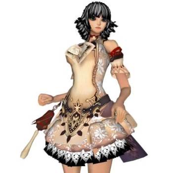 SU 游戏女人站姿人物SU模型 SU模型免费下载