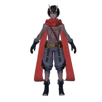 游戏角色人物SU模型 - SU模型免费下载_sketchup模型