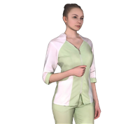 气质人物角色3D草图模型