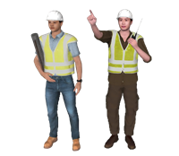 工地工人人物3D草图大师模型 SketchUp模型截图 3D设计素材预览