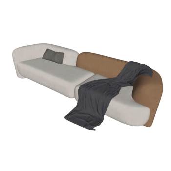 极简风沙发家具SU模型 SU模型下载