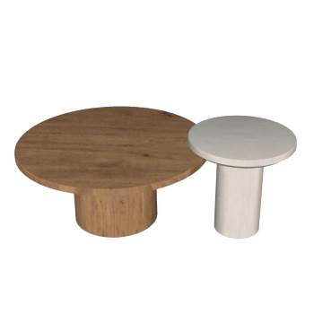 木制茶几SU模型 SU模型下载